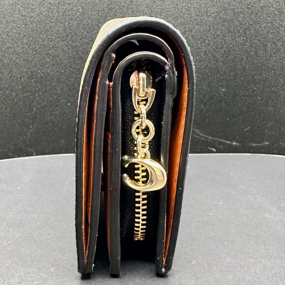 Coach Brown Wallet with Colorful Astronaut Dinosaur 🦖 Design - Picture 3 of 7